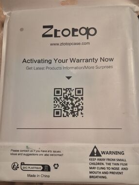 White Tablet Sleeve Case - Protective Film Cover